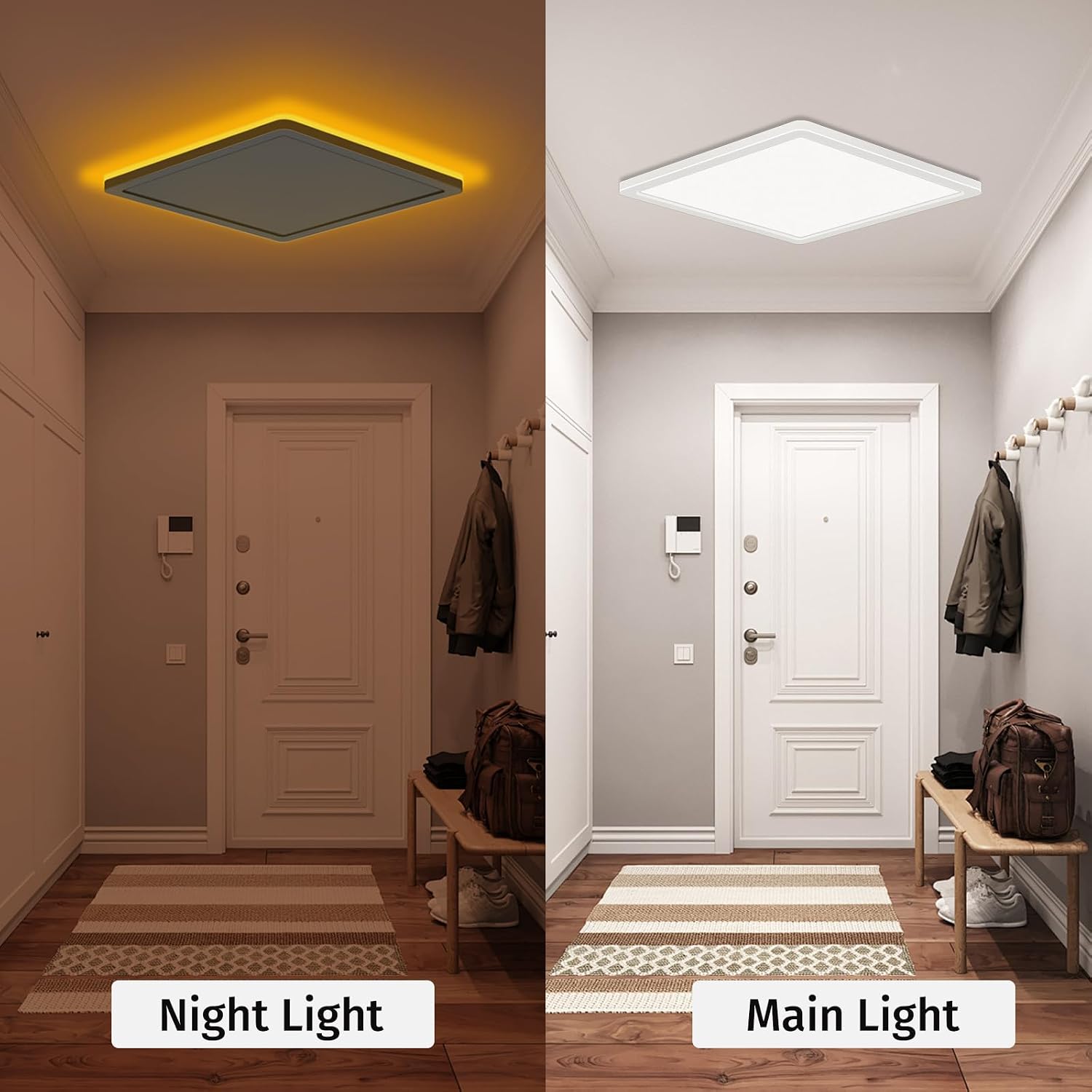 Thumbnail 4 de Bowfar LED Deckenleuchte Flach 24W 2800LM