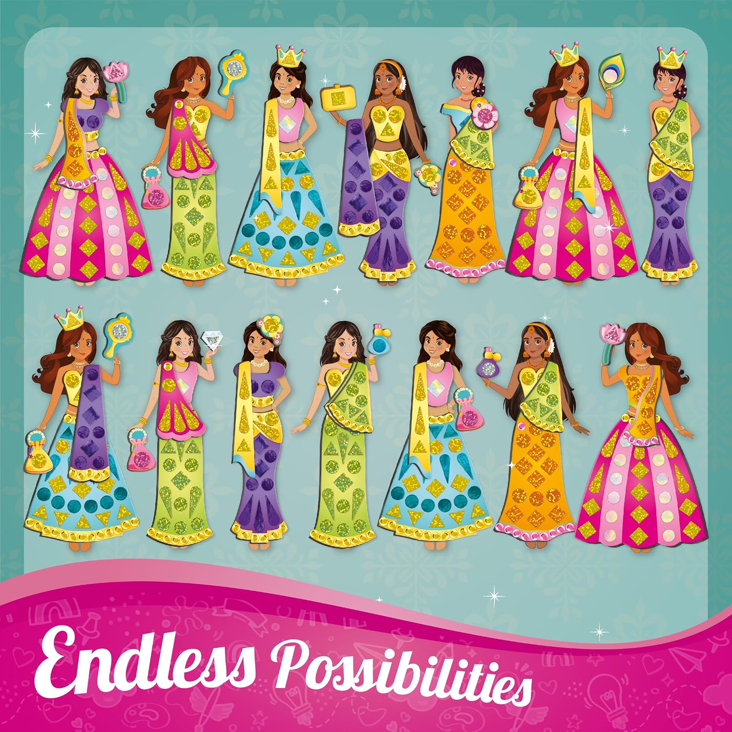 Thumbnail 6 de Imagimake Magnetic Dress-Up Set, 30 pieces