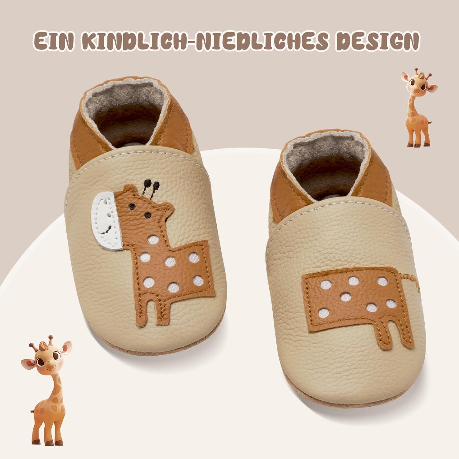 Detalle 2 de IceUnicorn Krabbelschuhe weiche Lederschuhe