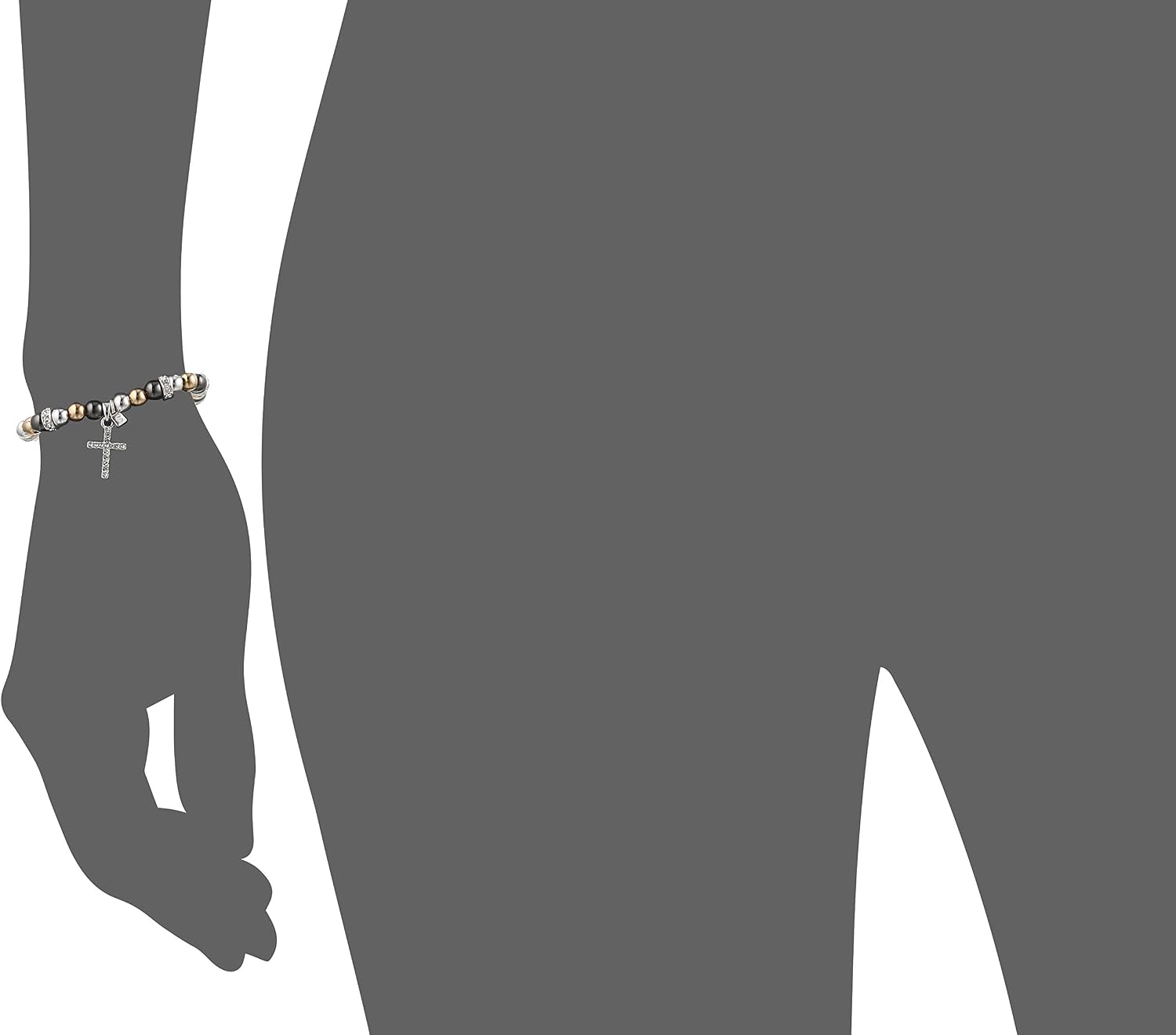 Detalle 2 de Nine West Women's Stretch Bracelet with Glass Details