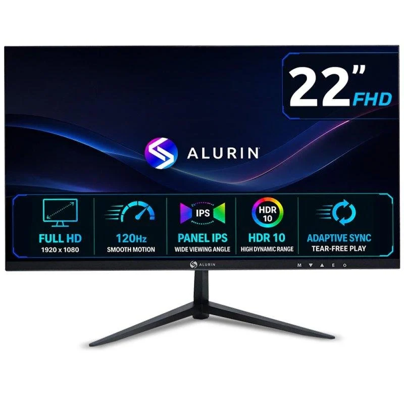 Imagen de Monitor Alurin CoreVision 120IPSLite 22" FullHD 120Hz IPS HDR10 Adaptive Sync 2ms en OfertitasTOP
