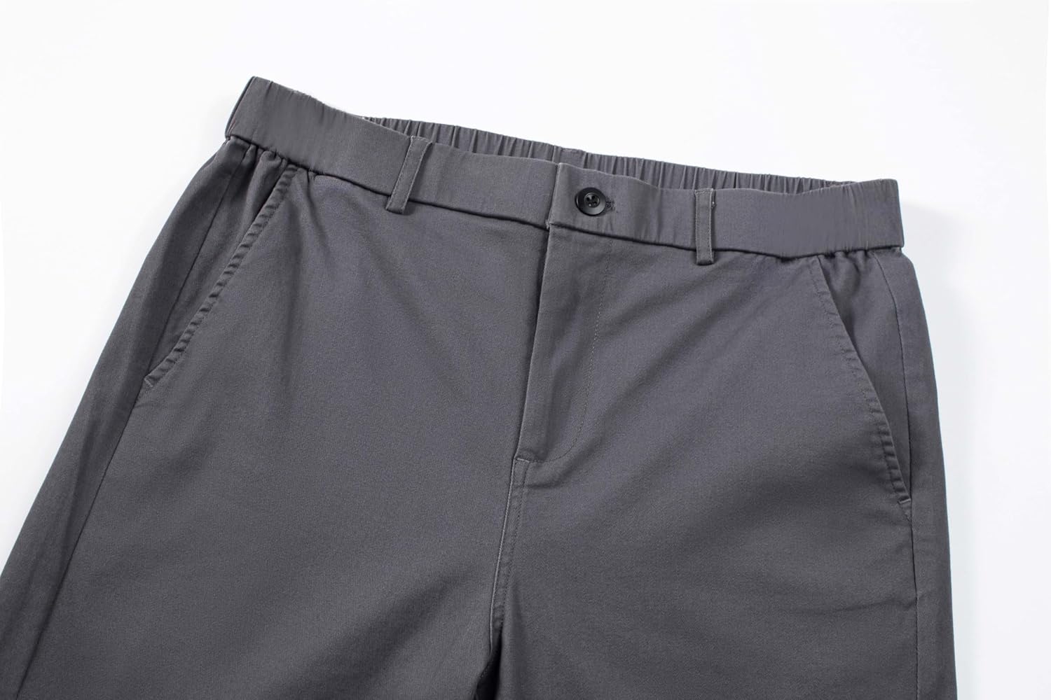 Detalle de JMIERR Herren Baumwolle Chino Stretch Cargohose mit elastischem Bund und Taschen