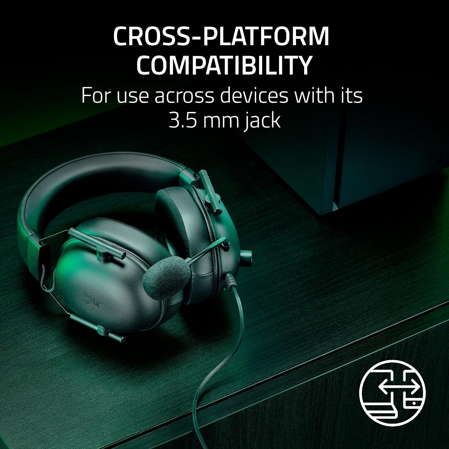 Thumbnail 6 de Razer BlackShark V2 X Xbox gaming headset 50mm