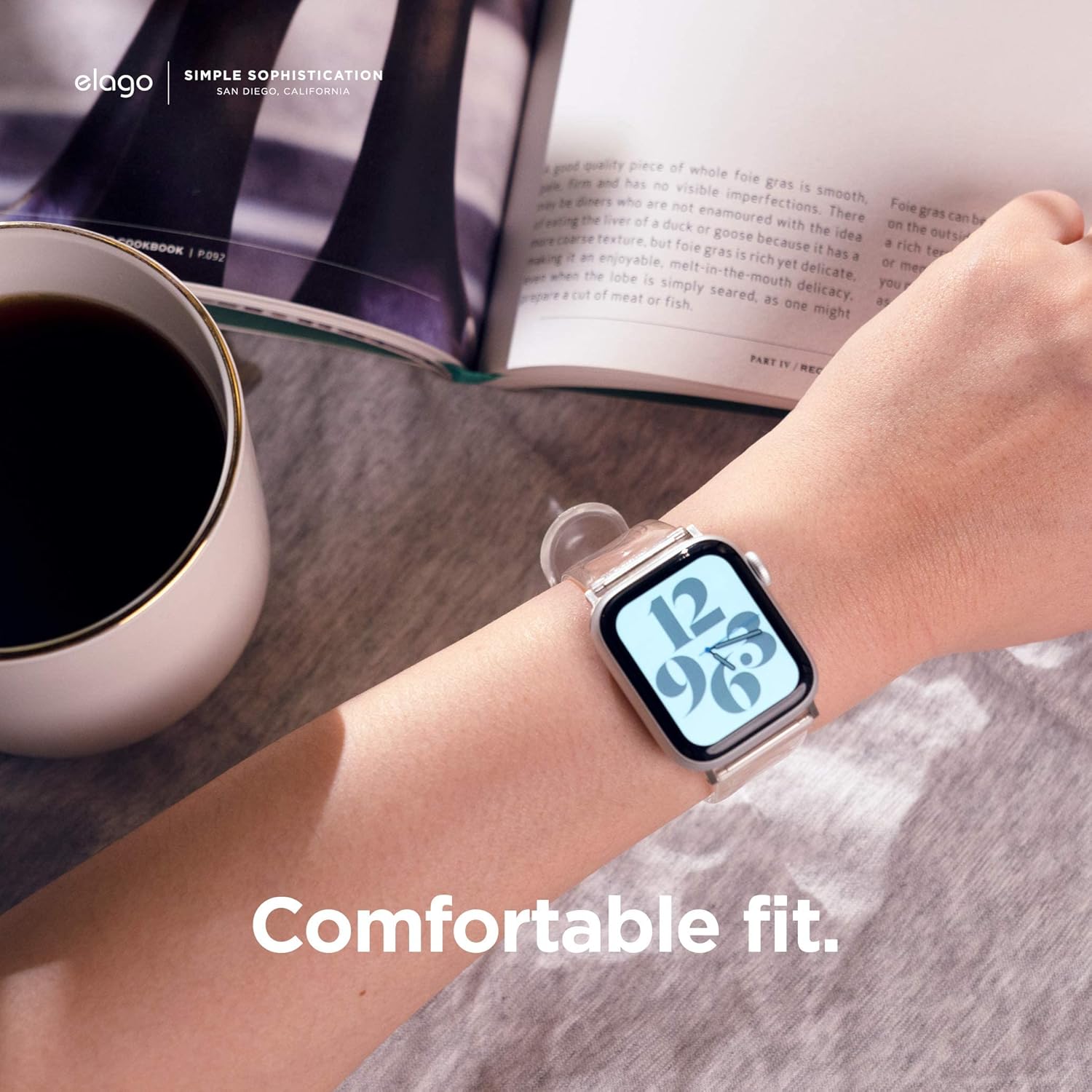 Thumbnail 6 de elago Clear Protective Band for Apple Watch (TPU) with Strap Connector – transparent watch strap