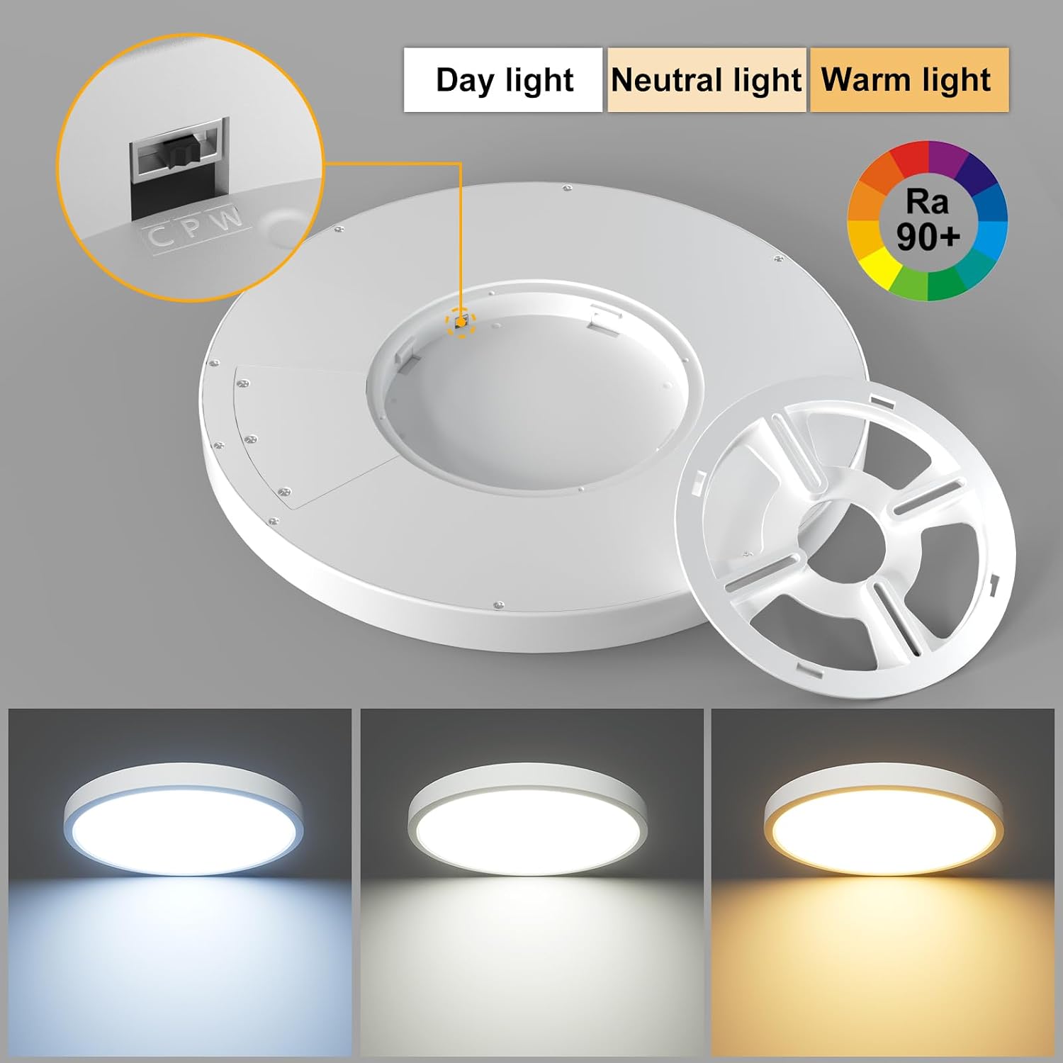 Thumbnail 2 de LVL LED Round Ceiling Light 24W
