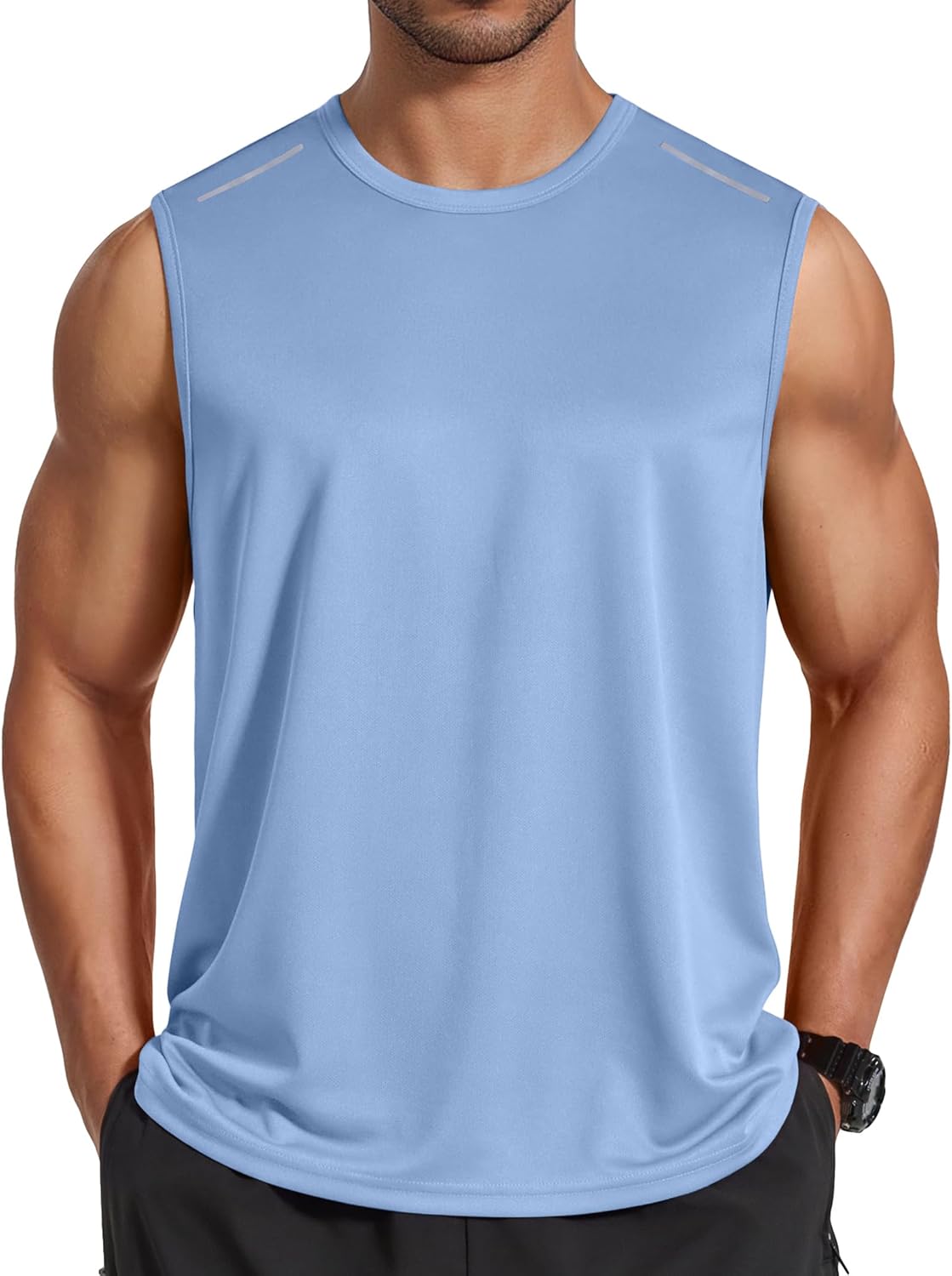 Thumbnail 6 de COOFANDY Men’s Sleeveless Quick-Dry Workout Tank Top (Moisture-Wicking, Reflective Detail)
