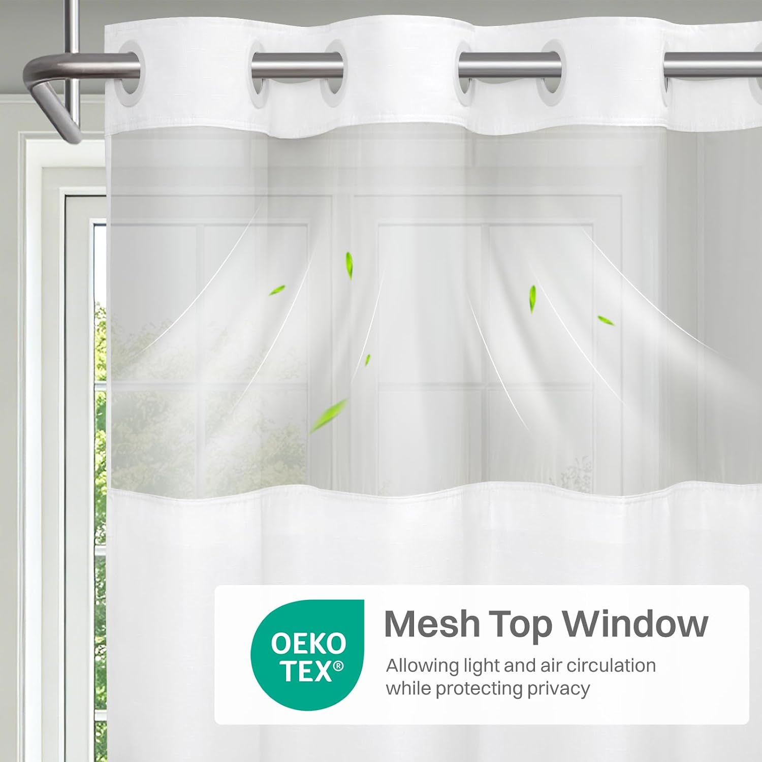 Thumbnail 5 de Aovfy Shower Curtain, 71x74