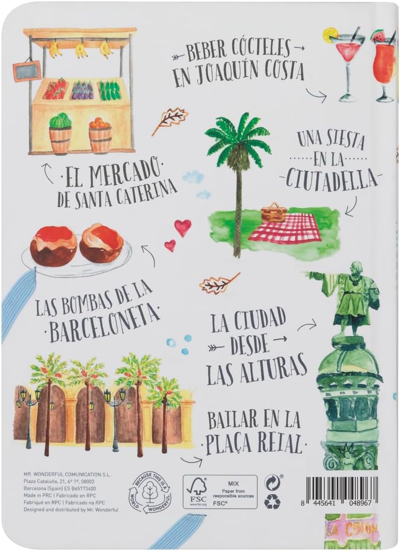Thumbnail 1 de Mr. Wonderful Libreta A5 Barcelona 160 páginas