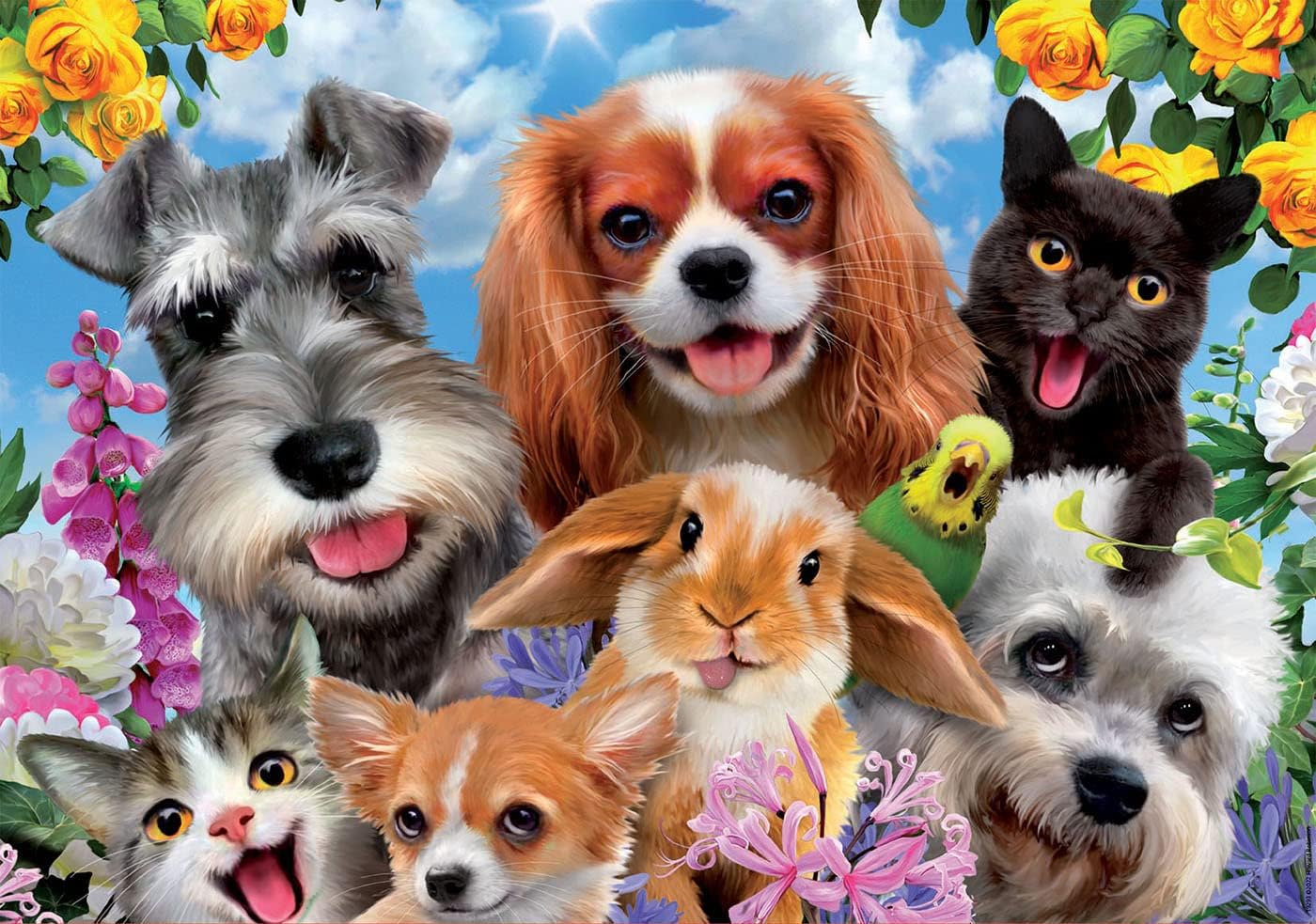 Thumbnail 1 de Educa Puzzle 200 Pièces Pet Selfie – 40 x 28 cm, dès 6 ans