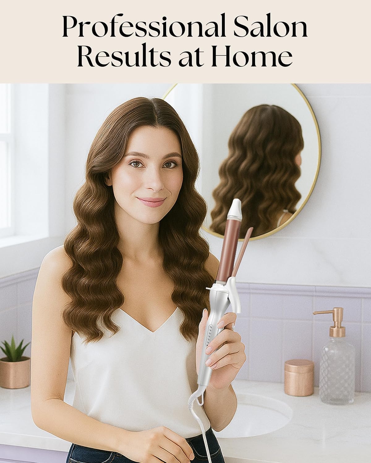 Detalle 2 de Lily England 25mm Ceramic Curling Wand for Hair 🎀