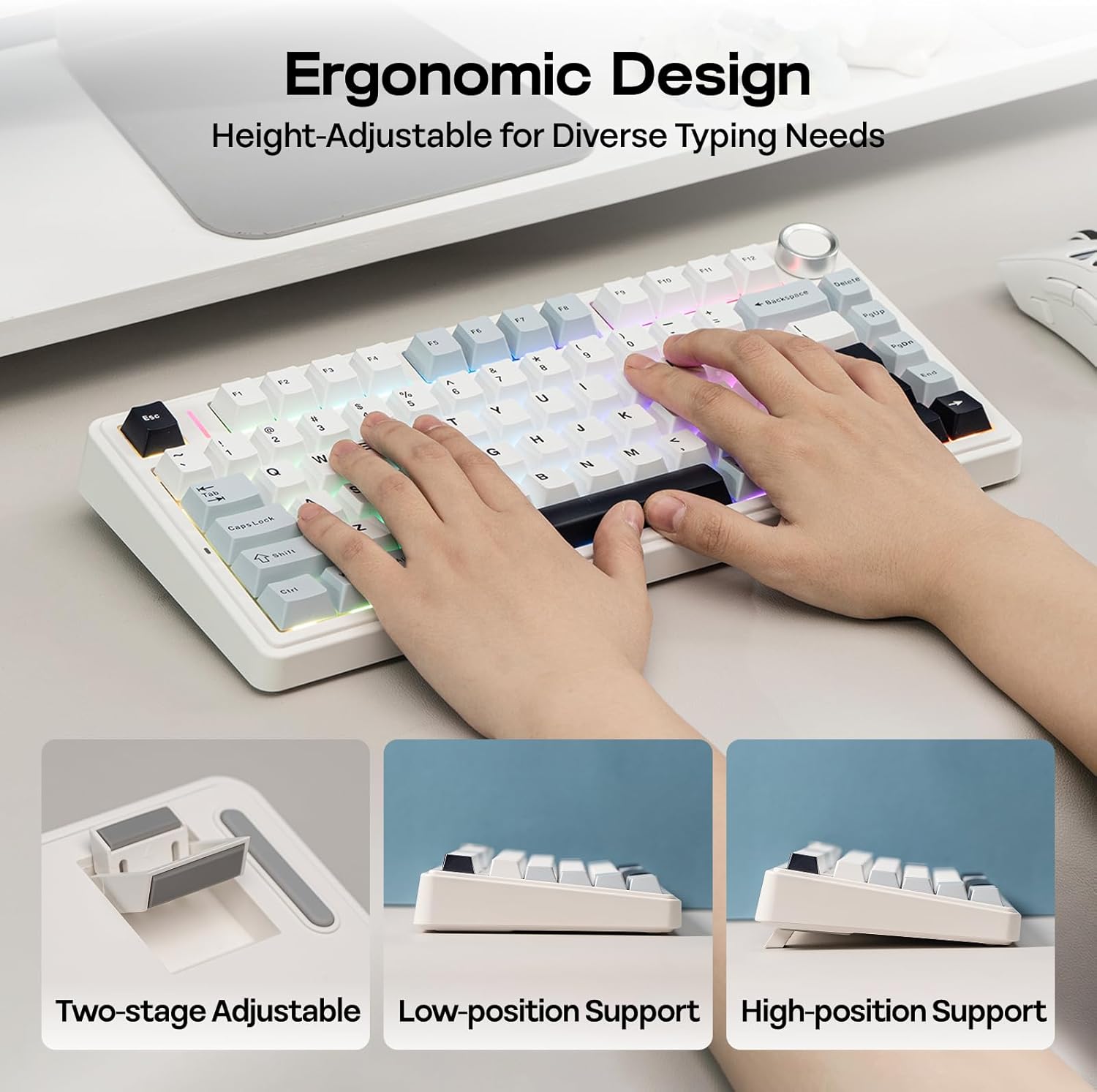 Thumbnail 6 de EPOMAKER F75 gasket mechanical keyboard ⌨