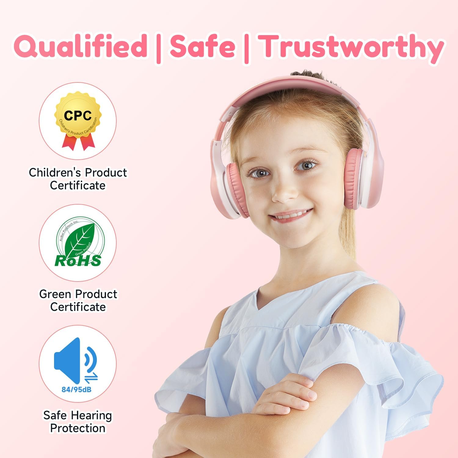 Thumbnail 1 de EarFun Bluetooth Kopfhörer Kinder 40 Std Akku