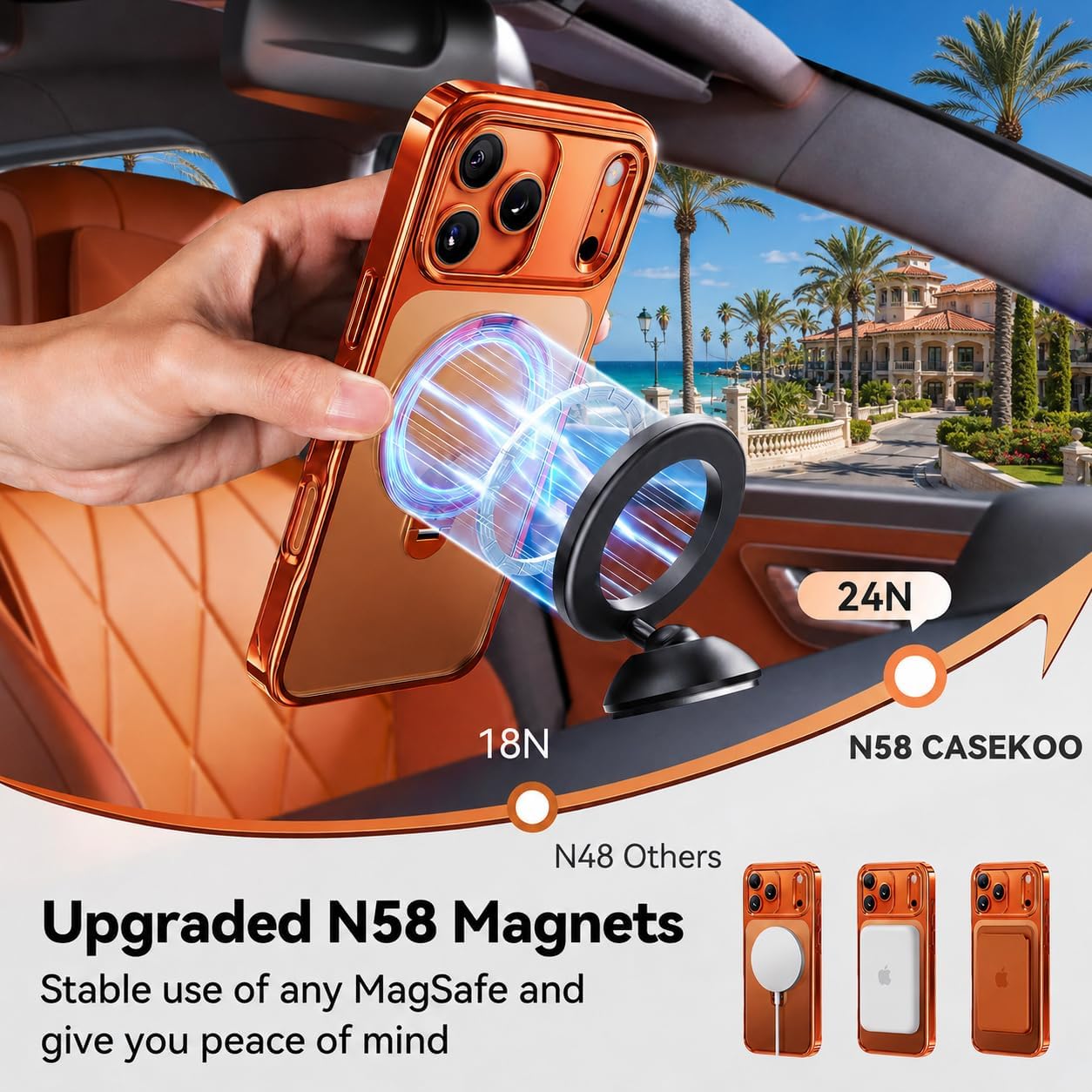 Thumbnail 5 de CASEKOO iPhone 17 Pro Max slim magnetic case 6.9"