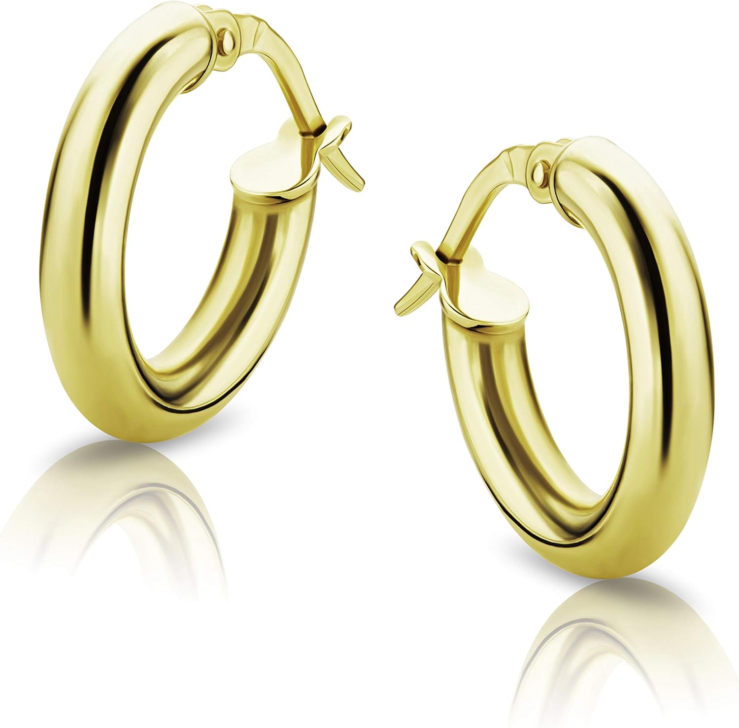 Thumbnail 2 de Orovi Boucles d'oreilles créoles en or jaune 18 carats (750) – élégance intemporelle
