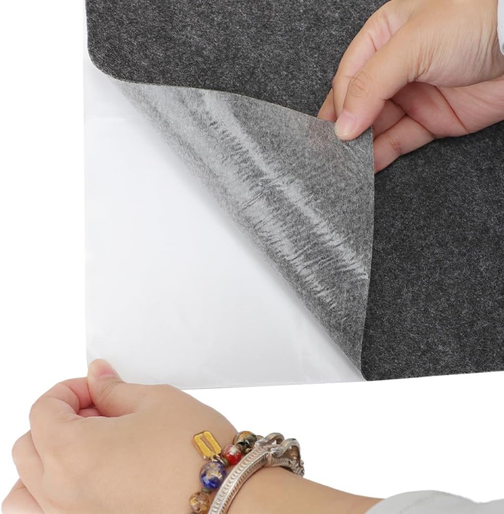 Detalle 2 de Gohytal självhäftande filt, 40 × 220 cm, 1 mm, grå