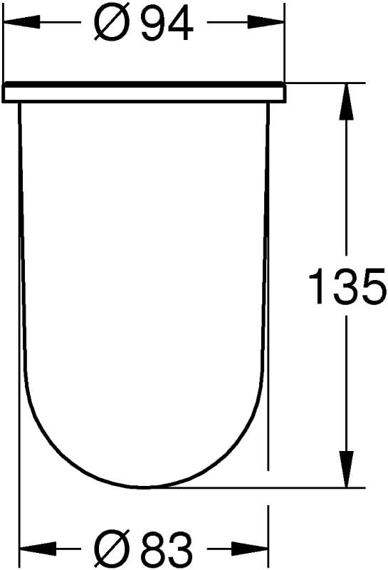 Detalle 2 de GROHE 40393000 Récipient en Verre