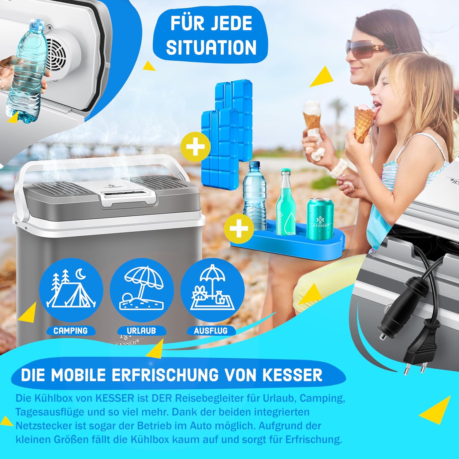Thumbnail 4 de KESSER 24 Liter Kühlbox