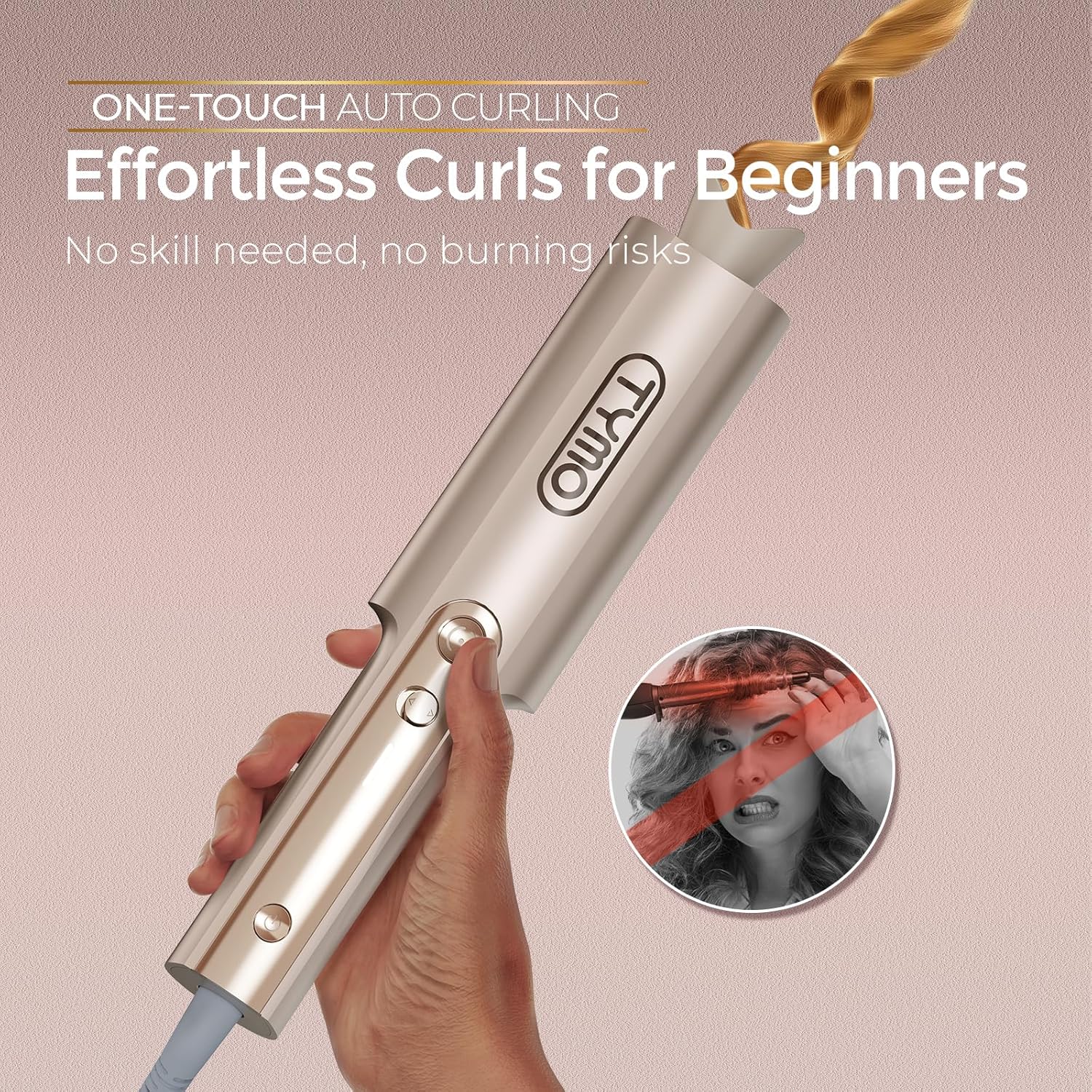 Detalle 2 de TYMO CurlPro Plus 25 mm automatic curler ๐โ