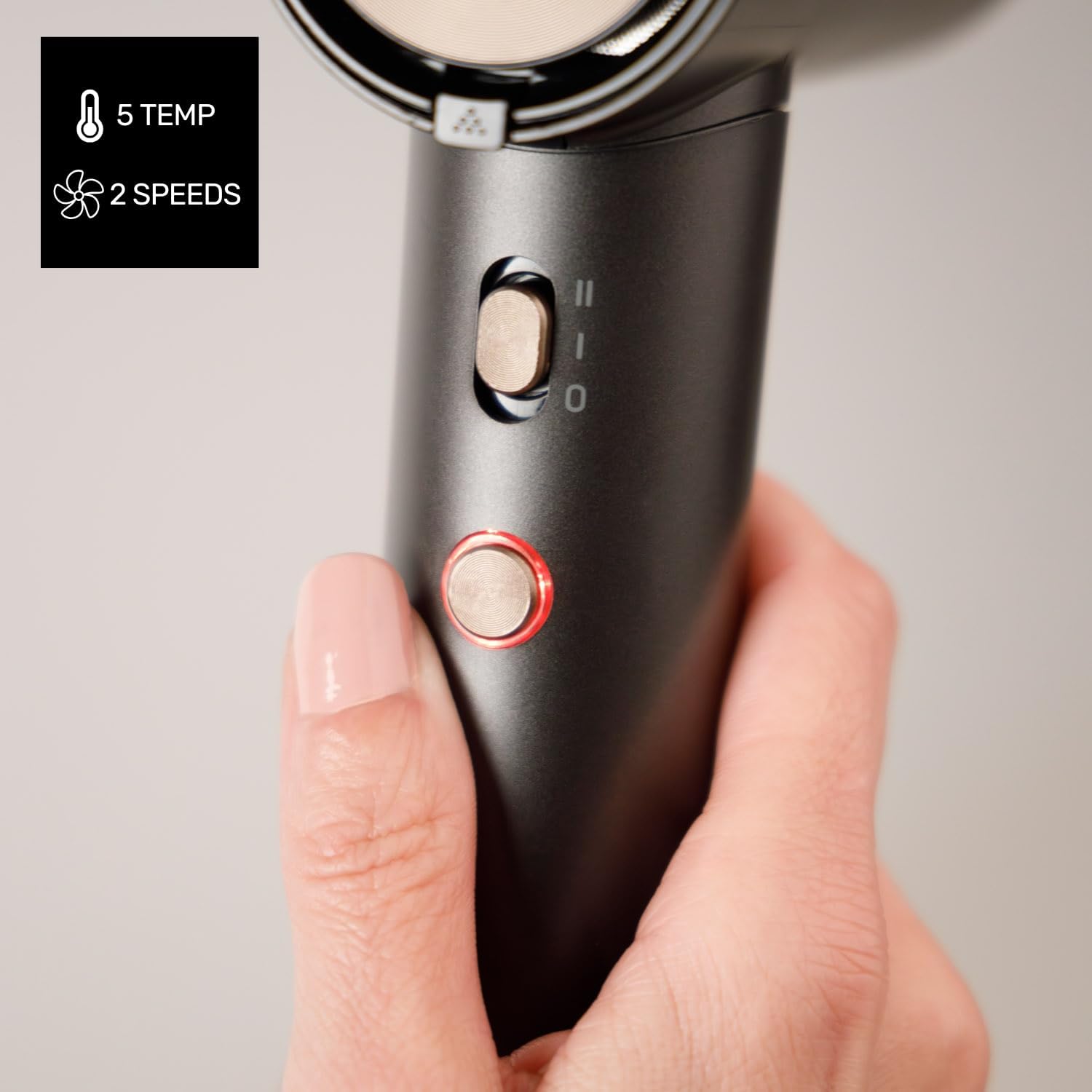 Detalle 2 de Taurus Force Compact+ secador 120.000 rpm