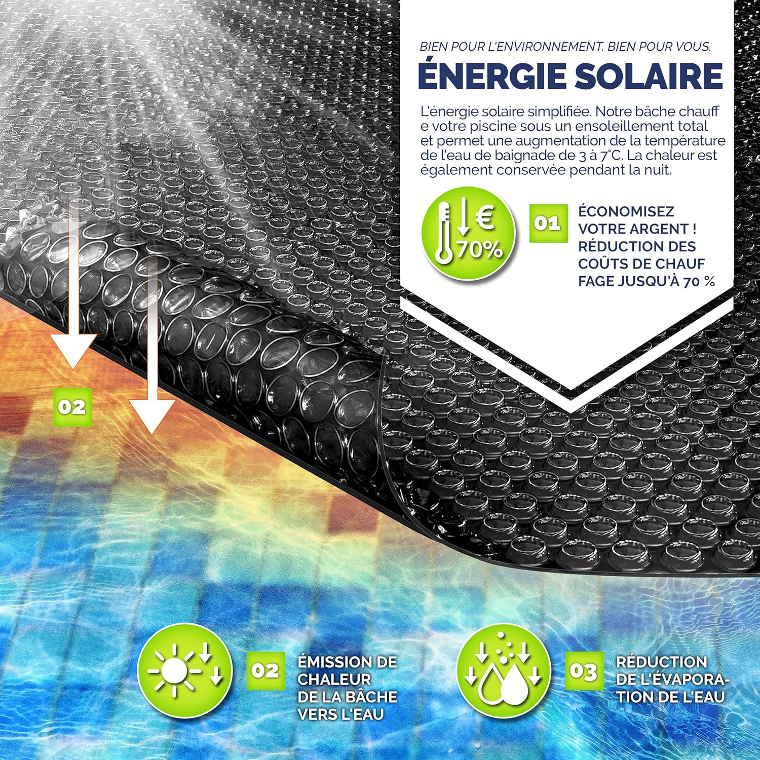 Thumbnail 6 de tillvex Bâche solaire piscine 800x400 cm