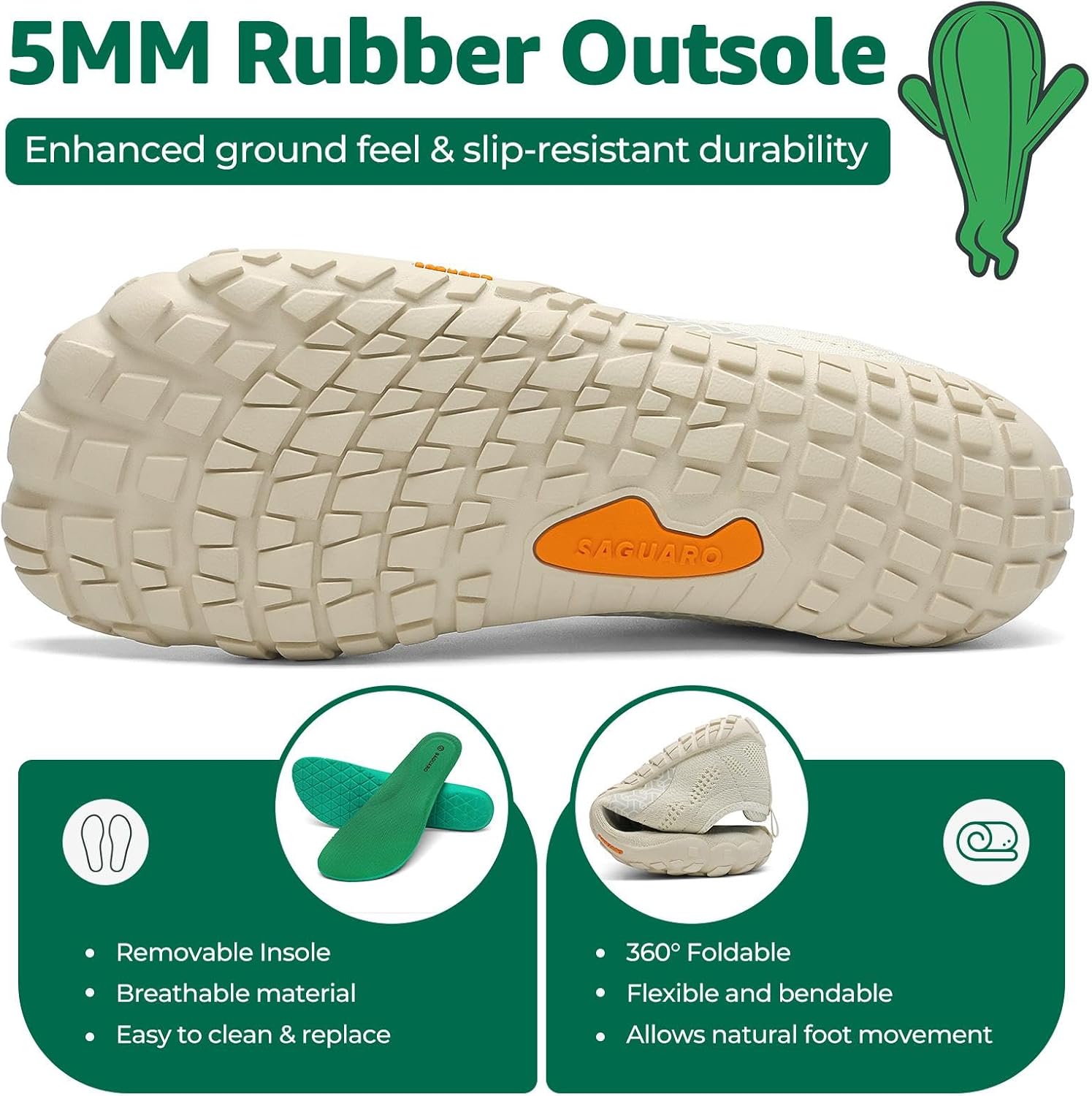 Thumbnail 4 de SAGUARO Barefoot Trail zapatillas minimalistas