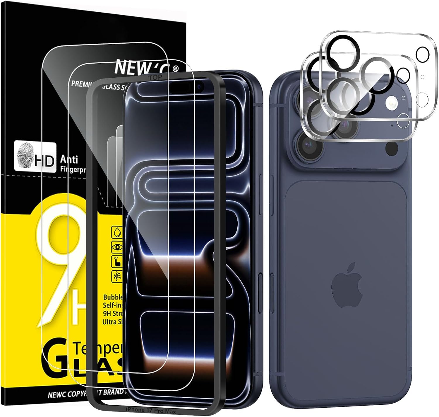 Thumbnail 6 de NEW'C Verre trempé iPhone 13 6,1" 9H — lot 4