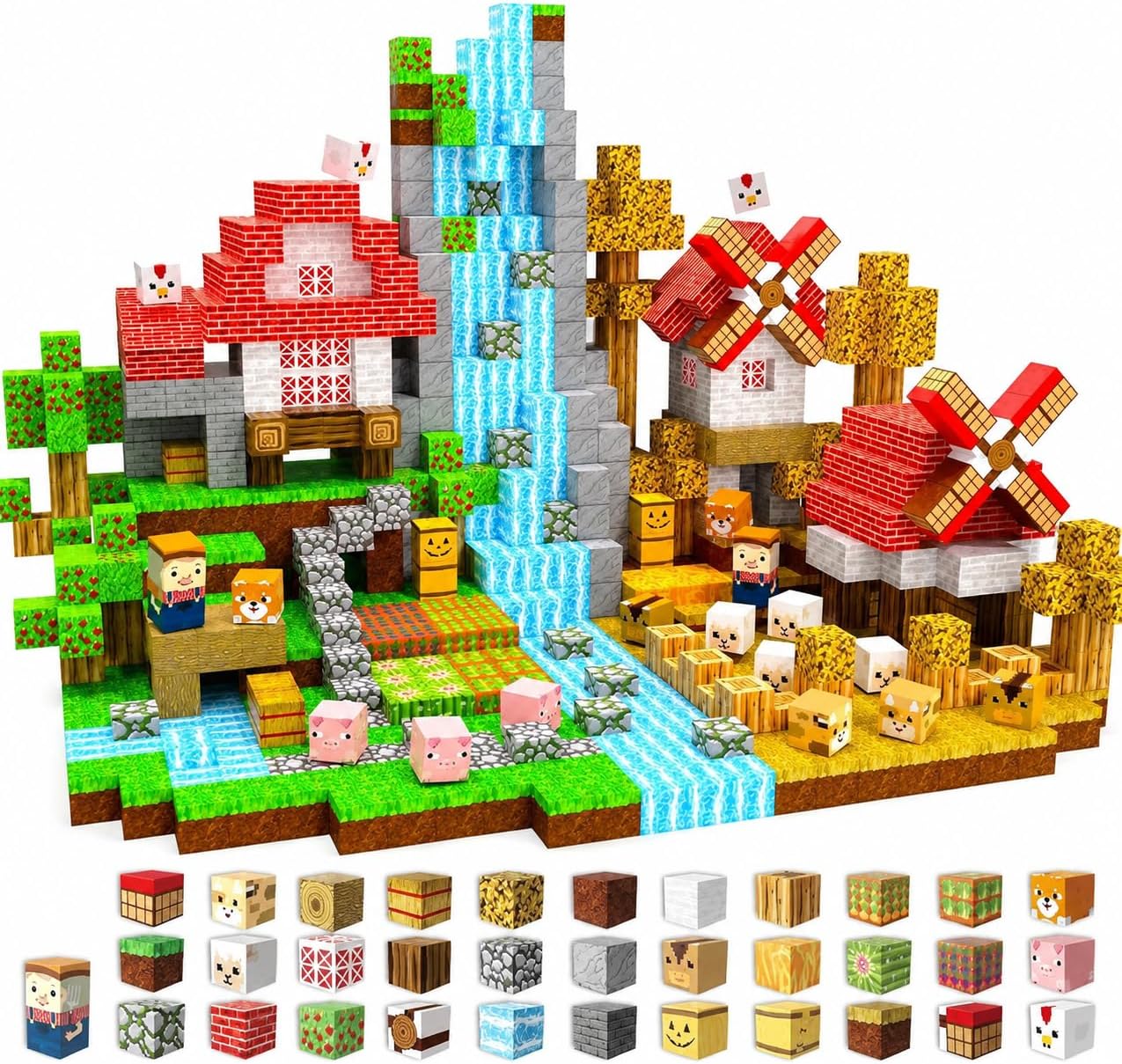 Thumbnail 6 de GraceDuck Magnetic Building Blocks, 150-Piece Set