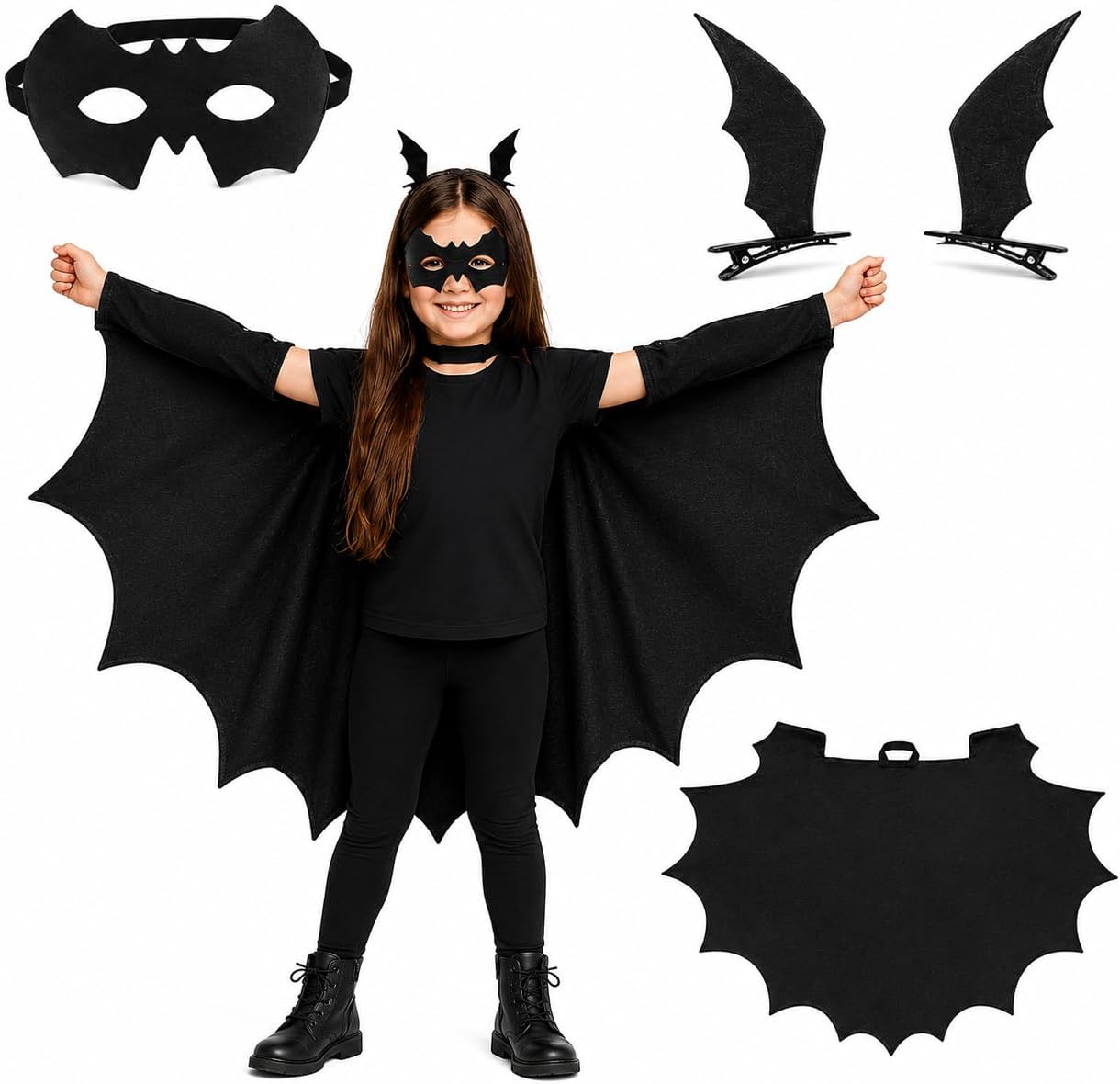 Detalle de TK Gruppe Timo Klingler Halloweenkostuums voor kinderen: pompoen, geest, skelet of vleermuis