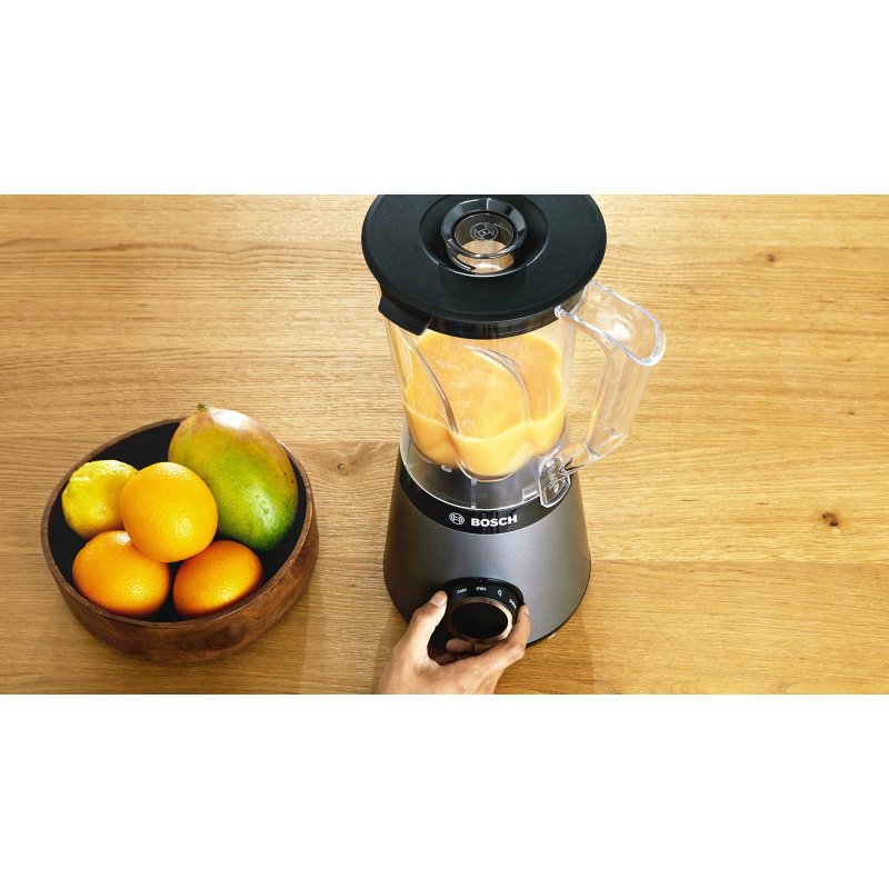 Detalle 2 de Batidora de vaso Bosch Serie 4 MMB6141S 1,5 L: potencia para hielo y smoothies