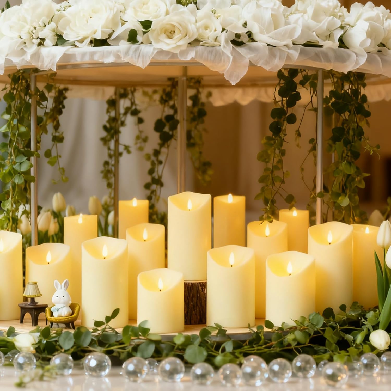 Thumbnail 3 de Nimiko Flameless Candles, Set of 24
