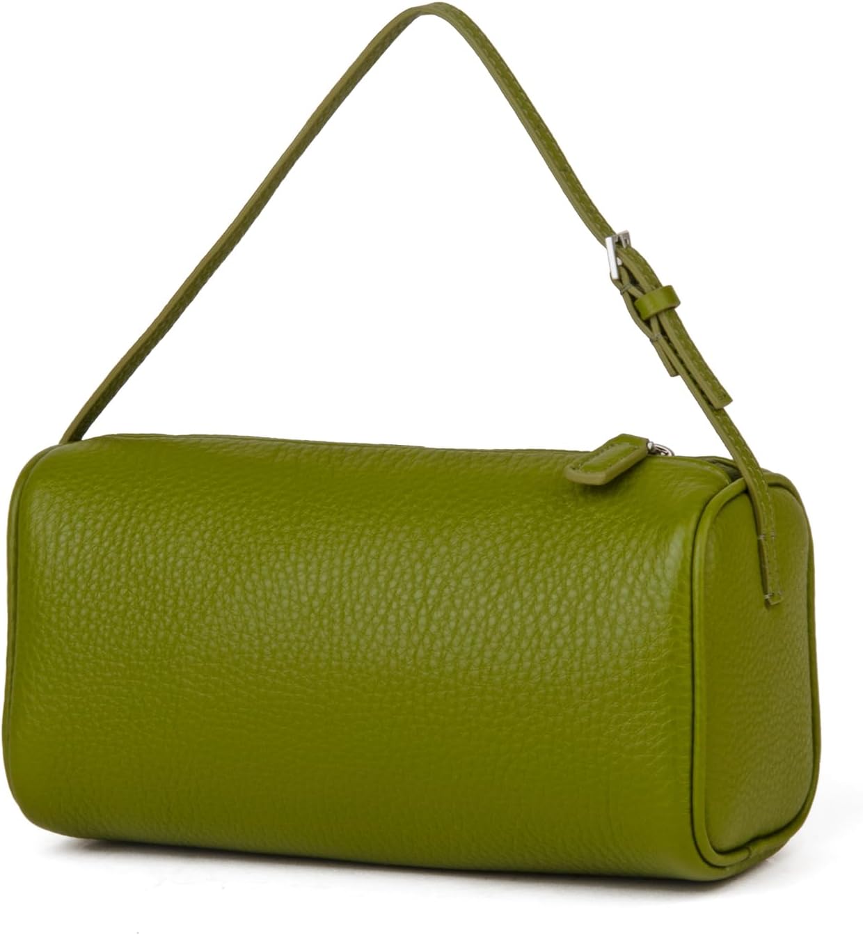 Detalle de DONNAIN Premium Full-Grained Leather Crossbody Purses for Women: A Practical Barrel-Style Day Bag