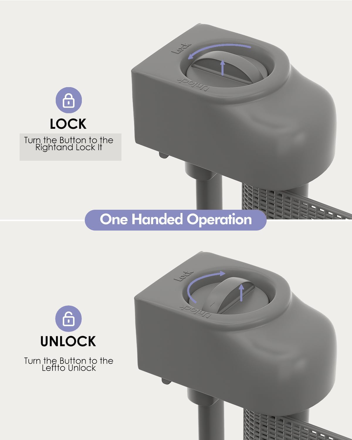 Thumbnail 6 de Lexixi ibao Retractable Mesh Baby & Dog Gate (86cm tall) – extends up to 180cm wide