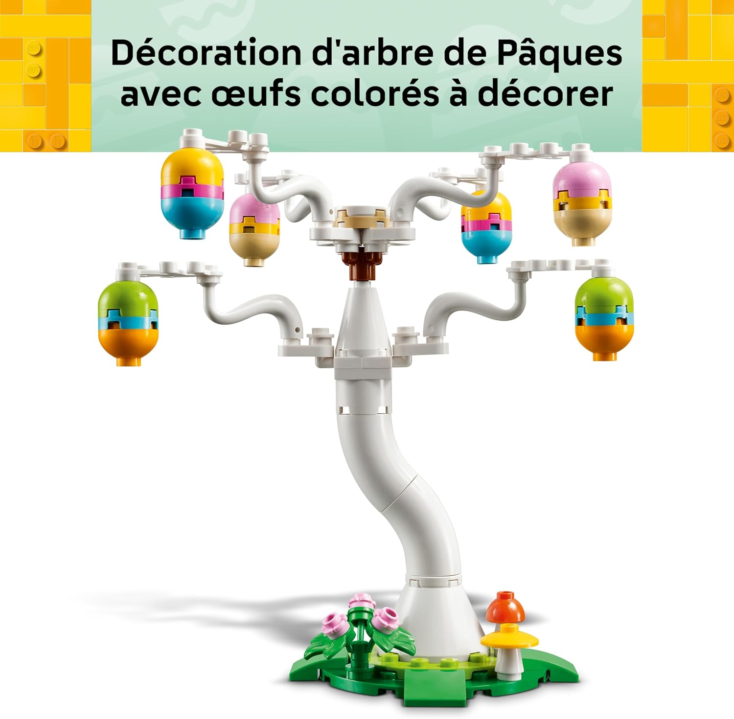 Thumbnail 3 de LEGO Le Lapin de Pâques et la Chasse aux Œufs (40808) – Kit créatif sur le thème de Pâques