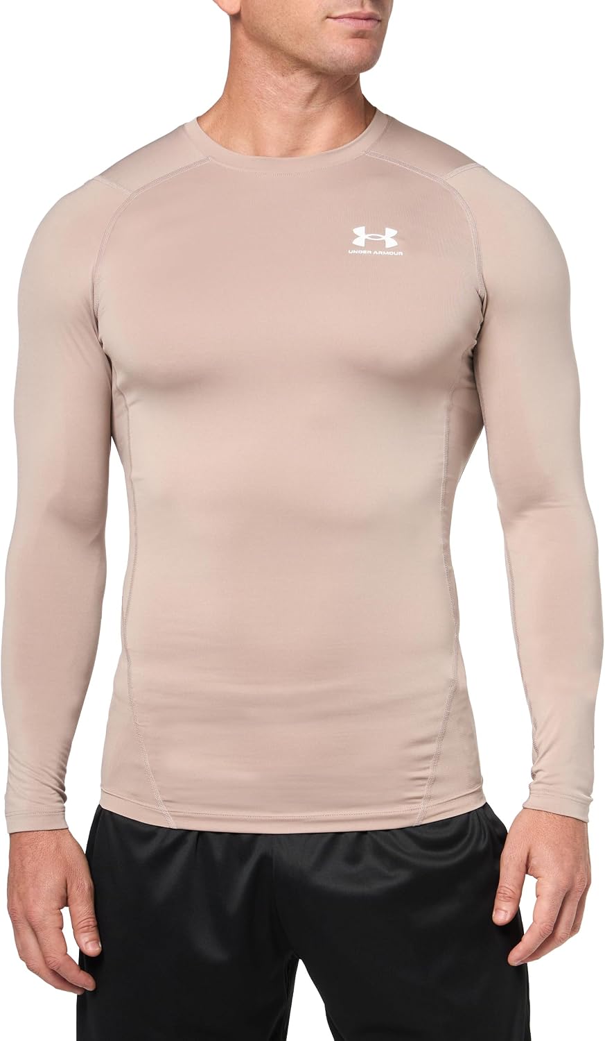 Detalle de Under Armour Hg Armour Comp LS: Maglietta a maniche lunghe in HeatGear per allenamento