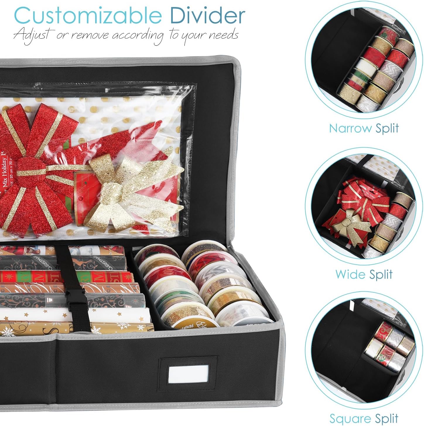 Thumbnail 4 de Hearth & Harbor Wrapping Storage Container with 22 Rolls