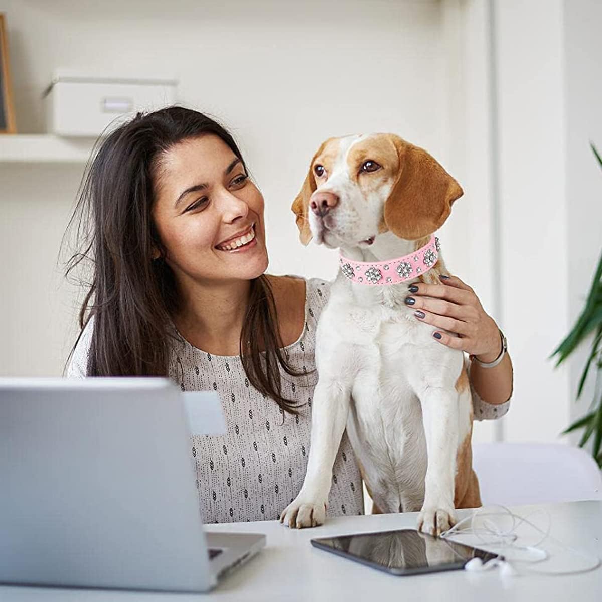 Thumbnail 2 de Hotlion Bling Diamond Dog Collar S