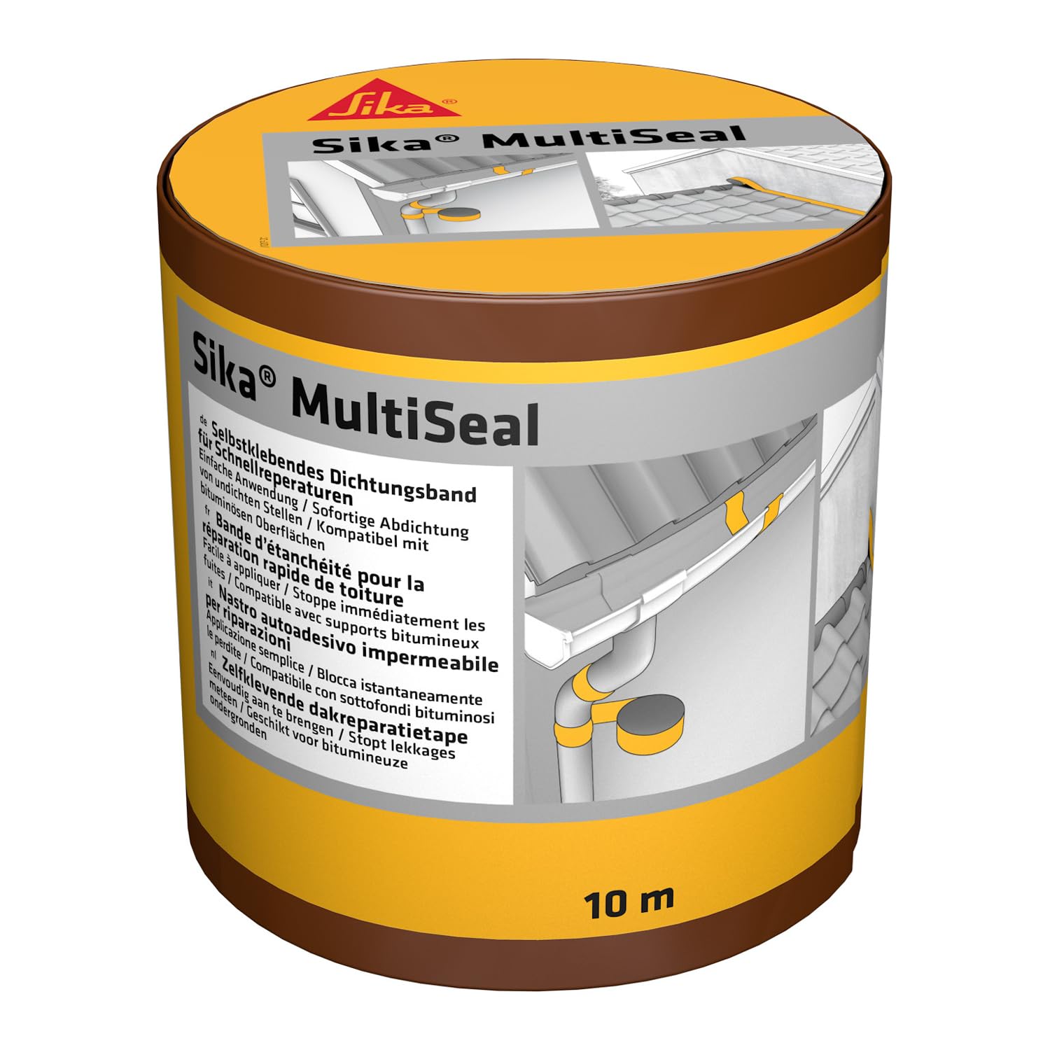 Detalle de SIKA Multiseal Bande d'étanchéité autocollante – 150 mm x 10 m pour toit et gouttière