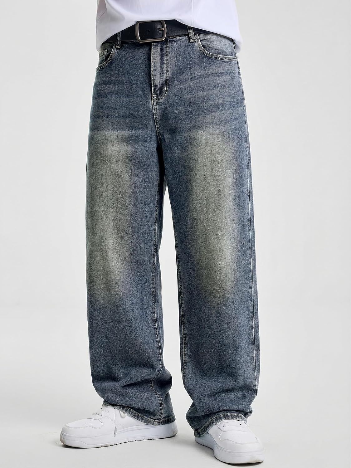 Thumbnail 4 de JMIERR Baggy Jeans Loose Fit 32"