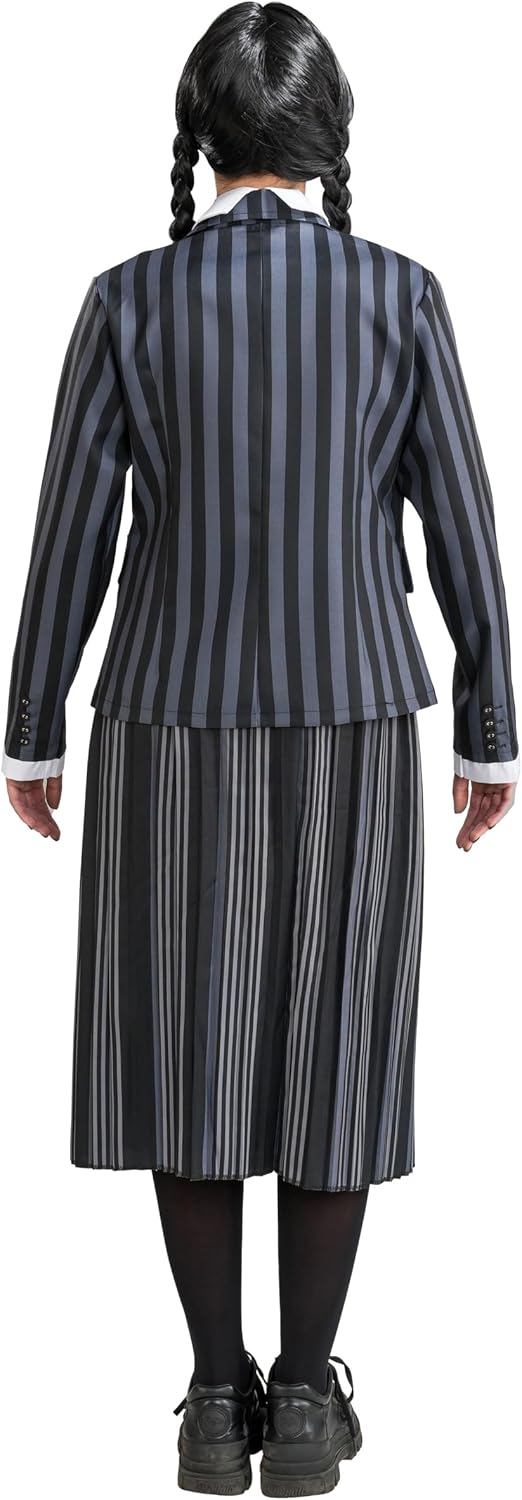 Thumbnail 1 de Chaks Wednesday Addams Schuluniform Damen – Offizielles 3-Teile Kostümset für Halloween