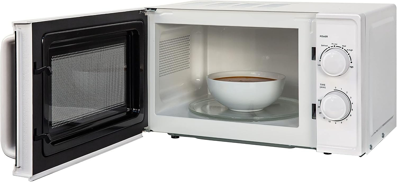 Thumbnail 6 de Russell Hobbs 17L Small Microwave (RHM1725) – White, 700W, 5 Power Levels & Defrost