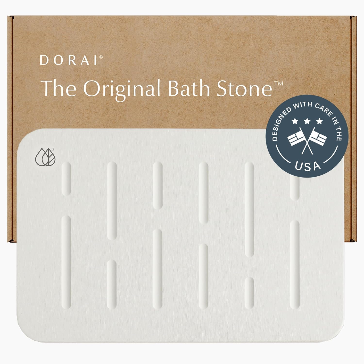 Detalle de Dorai Bath Stone Mat 23.6"x15.4" ⚙