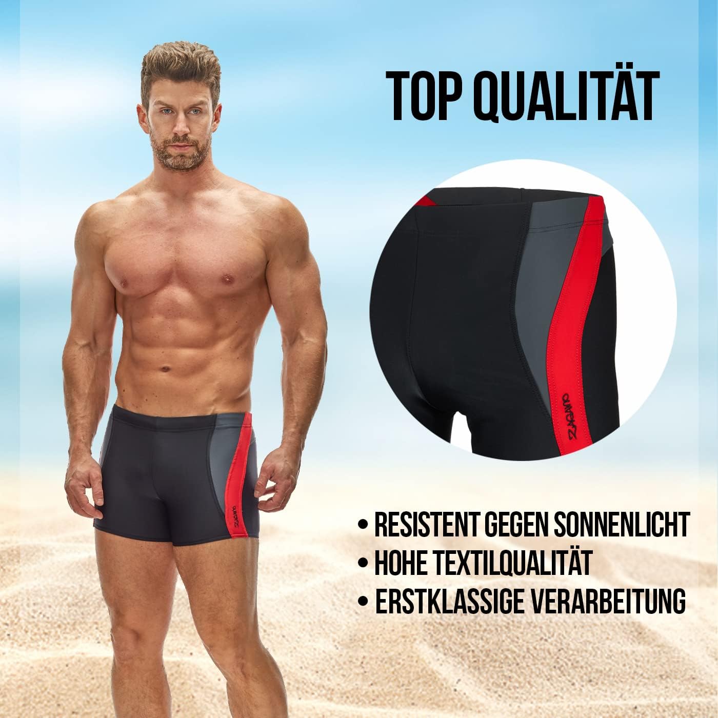 Detalle 2 de Zagano Adam Lipski Badehose S‑3XL