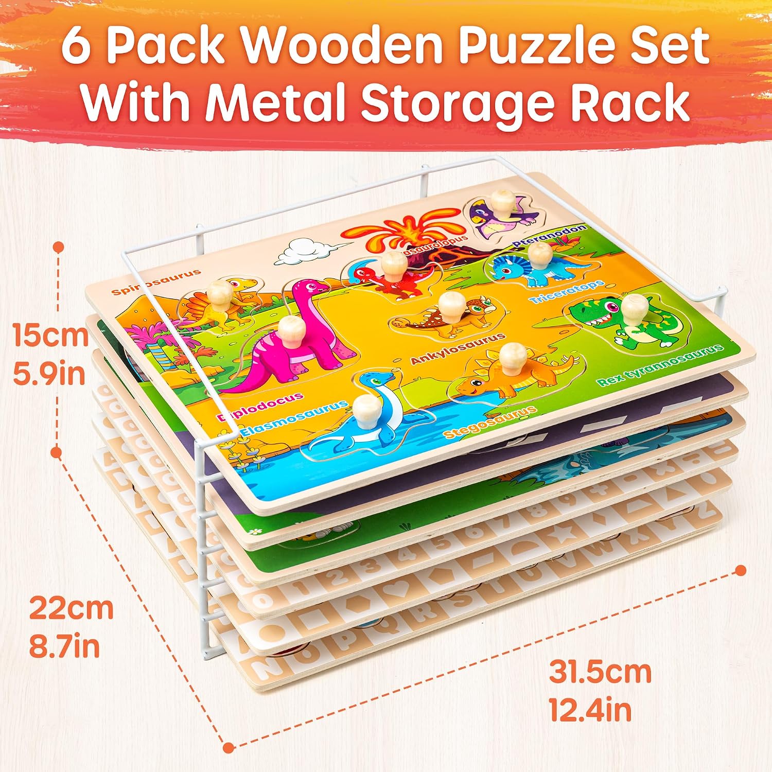 Thumbnail 4 de SYNARRY Wooden Puzzles 6-set 🧩
