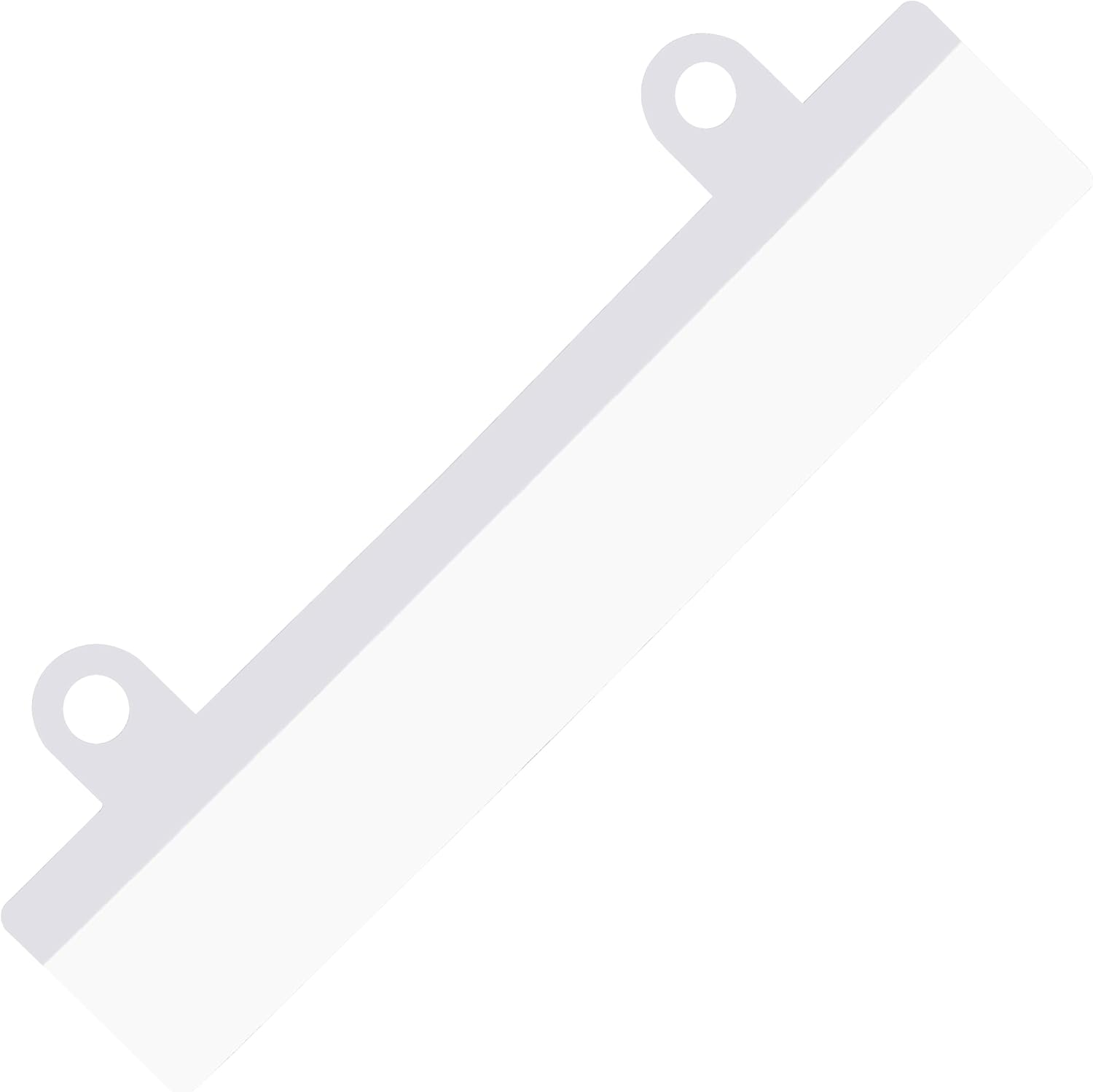 Bandes carnet à coller perforées – 122 x 25 mm, PVC transparent, lot de 10/100/500