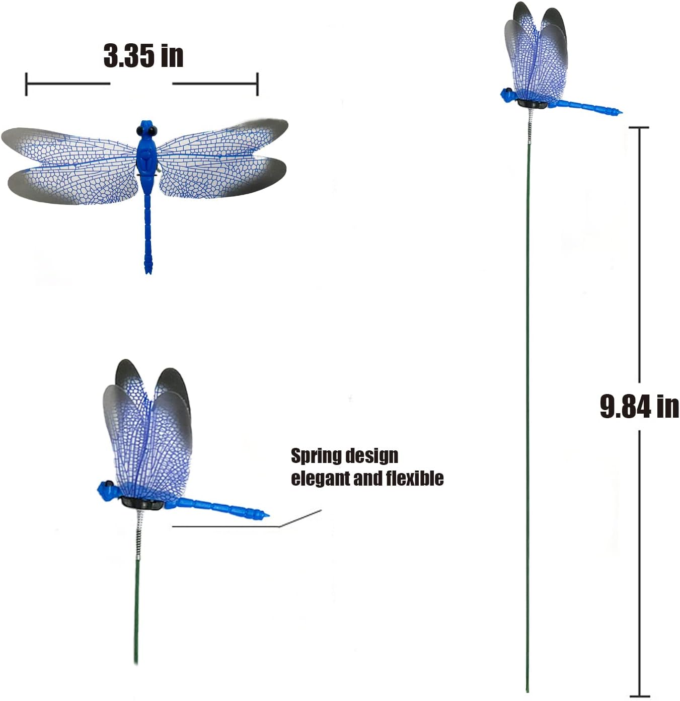 Detalle de Tuxiaobu garden dragonfly stakes, 20-piece set