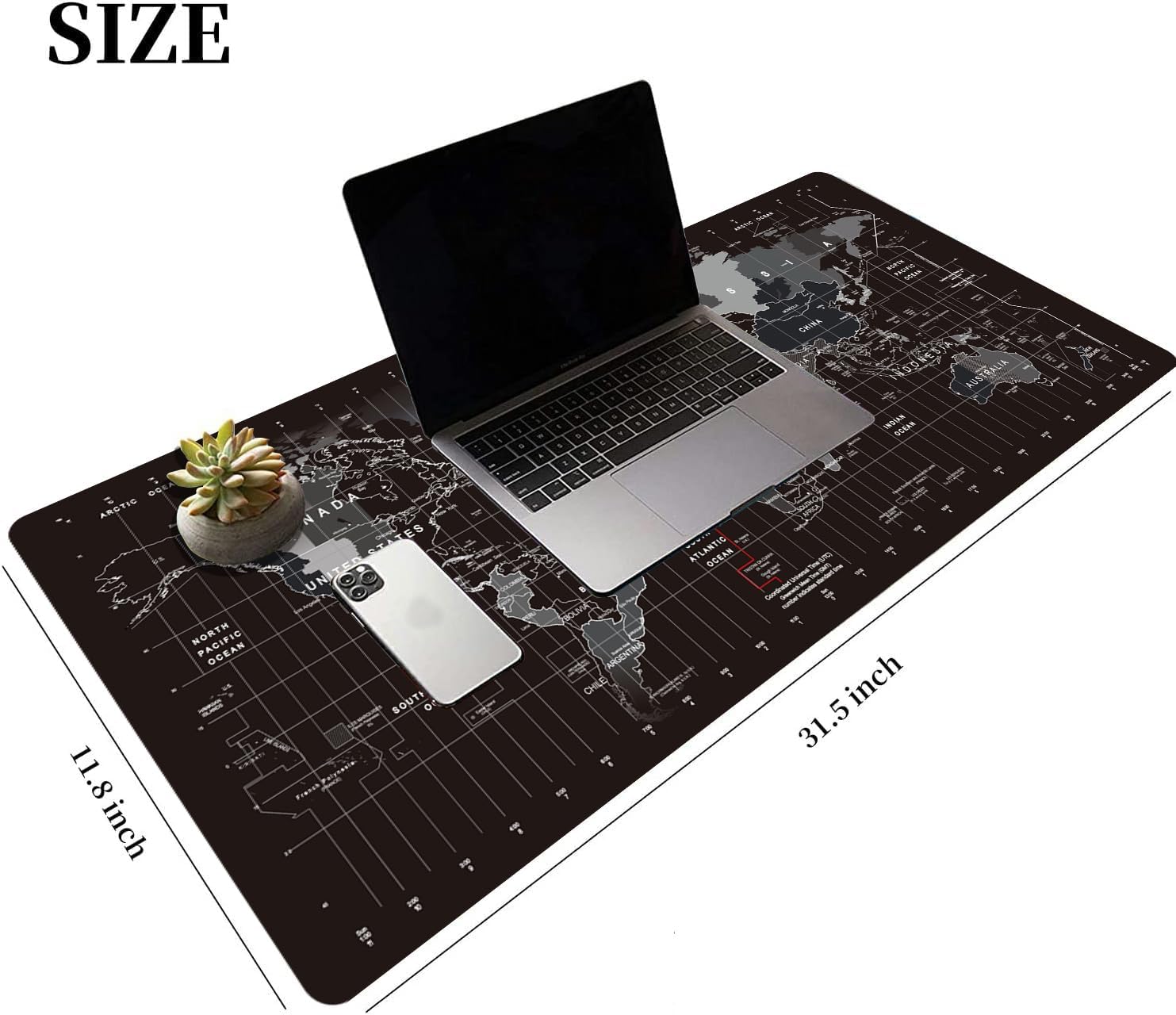 Thumbnail 4 de HGWALP Large World Map Mouse Pad