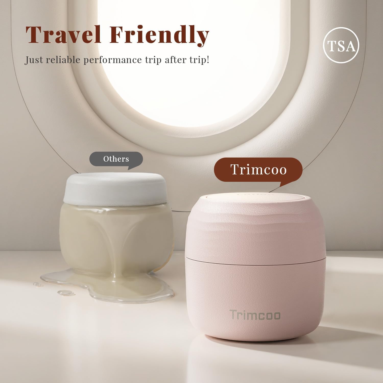 Detalle 2 de Trimcoo Travel Toiletry Containers, 1 oz TSA