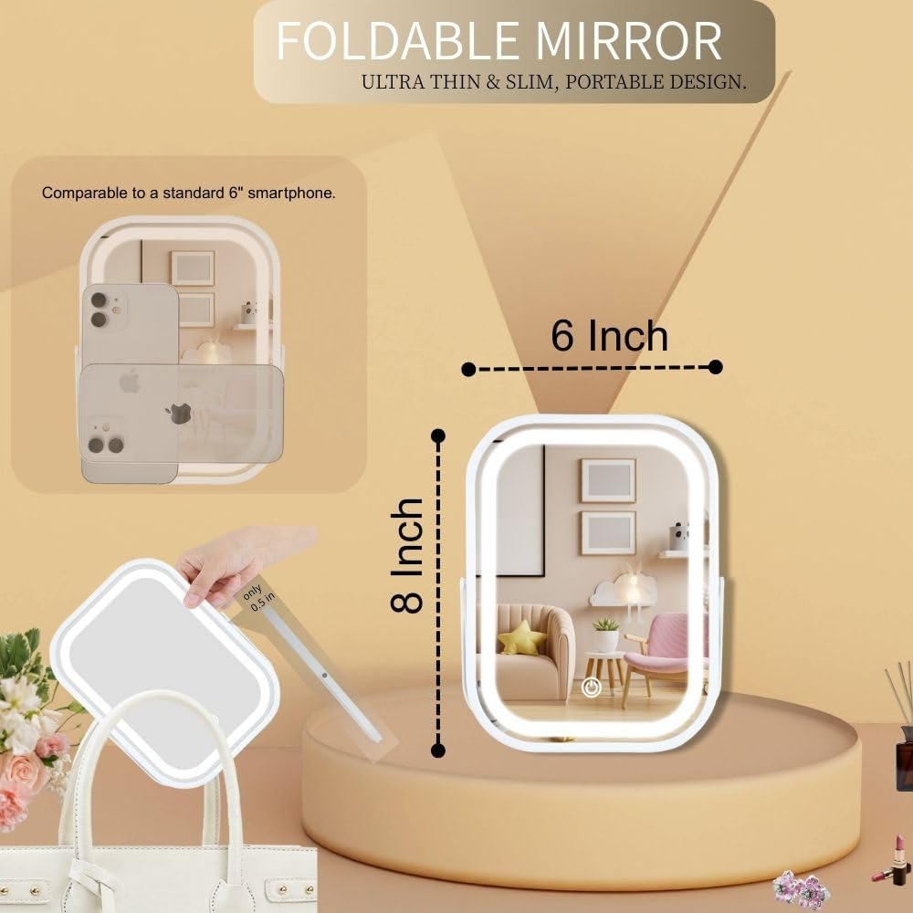 Thumbnail 5 de LAKFUES Vanity Mirror, 6 x 8 Inch