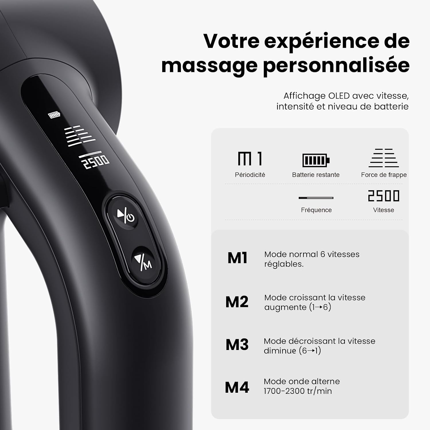 Thumbnail 6 de Bob and Brad D6 Pro Plus – pistolet de massage avec chaleur, amplitude 16 mm