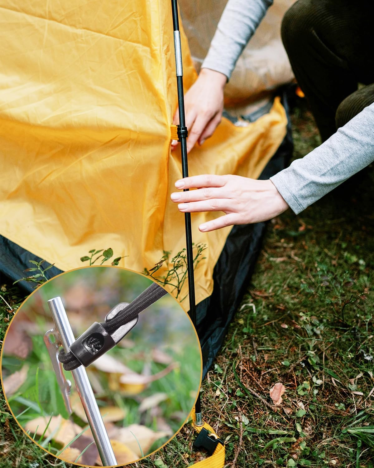 Thumbnail 5 de BINCKIN Spanngummi mit Haken, 25 cm (25 Stück) – Gummispanner für Planen, Netze und Camping